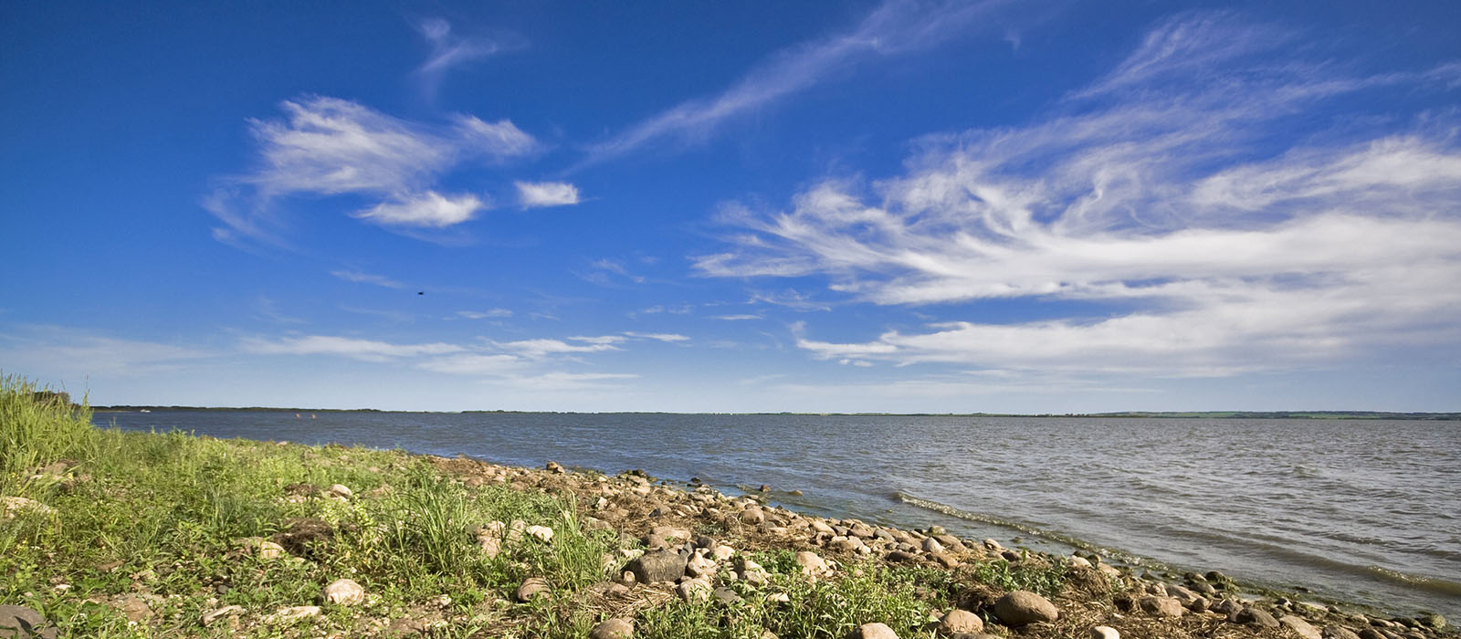 Bear Lake with blue sky